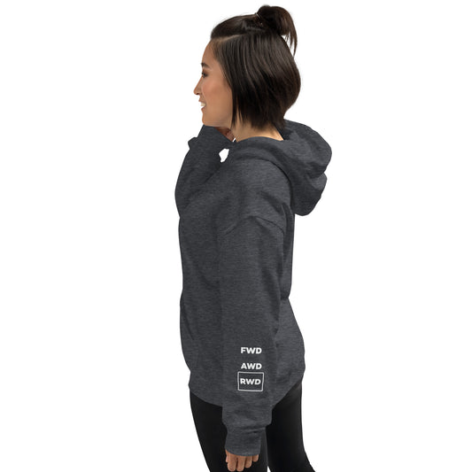 Heavy Hoodie RWD [white font} Sleeve Print